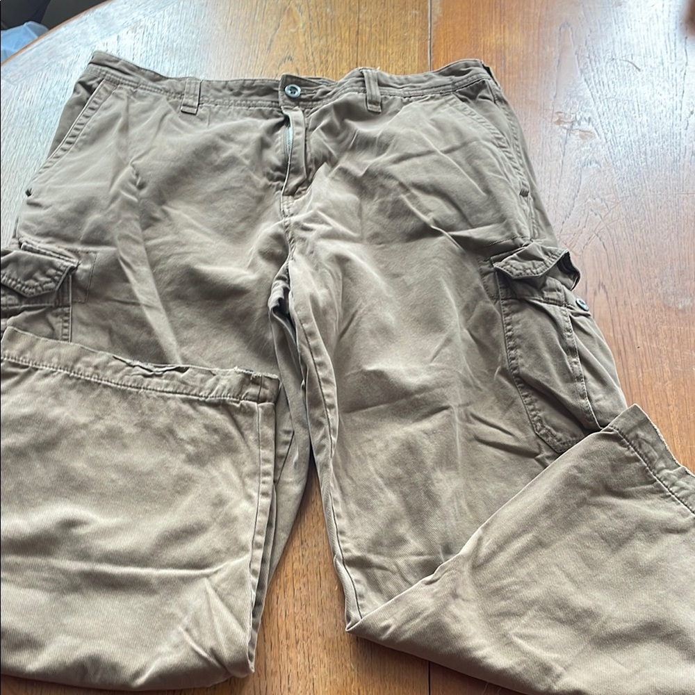 Old Navy Tan Cargo Pants Relaxed Fit